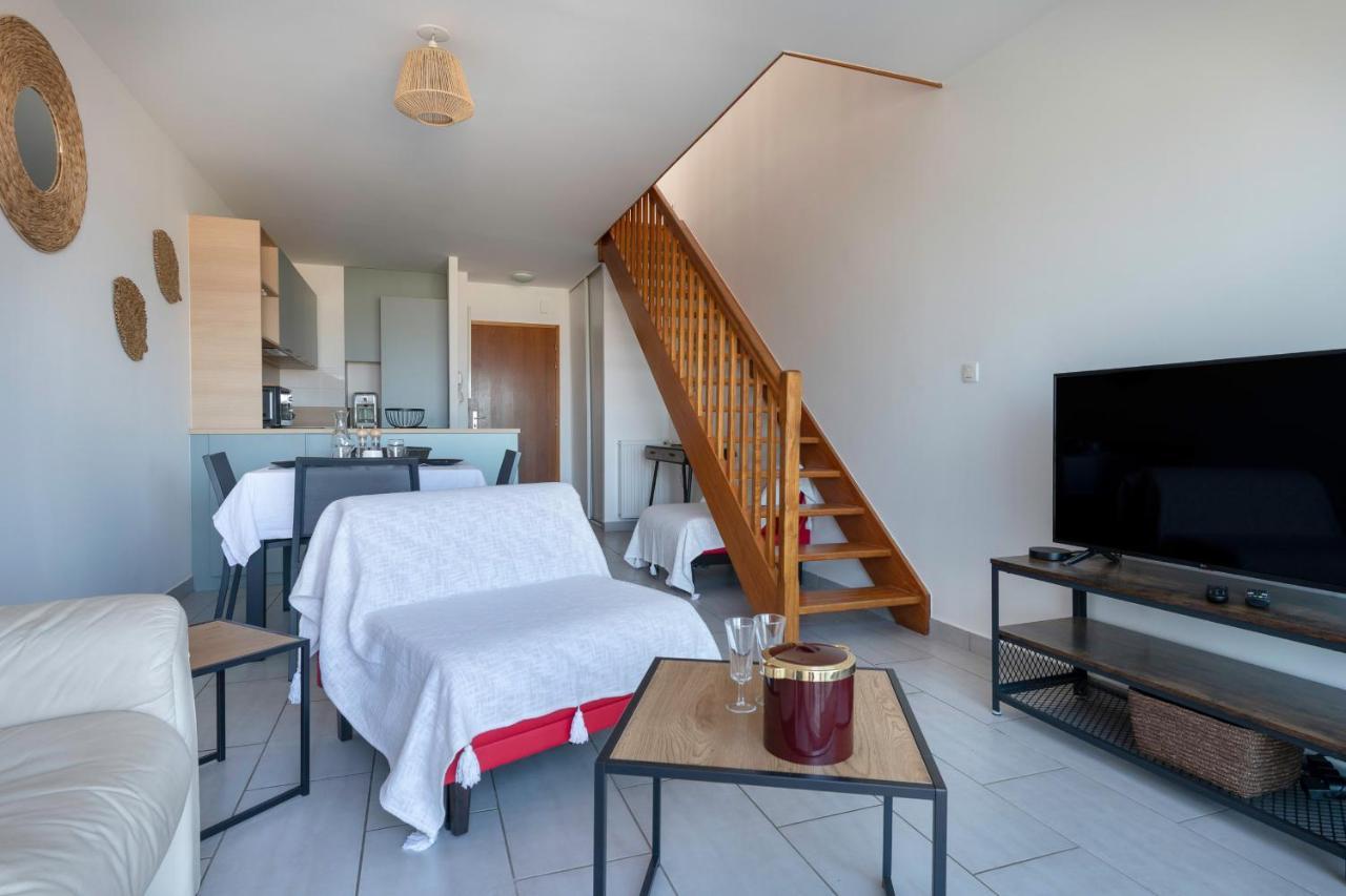 Face Mer - Bel Appartement Pour 4 Сен-Бревен-ле-Пен Екстериор снимка