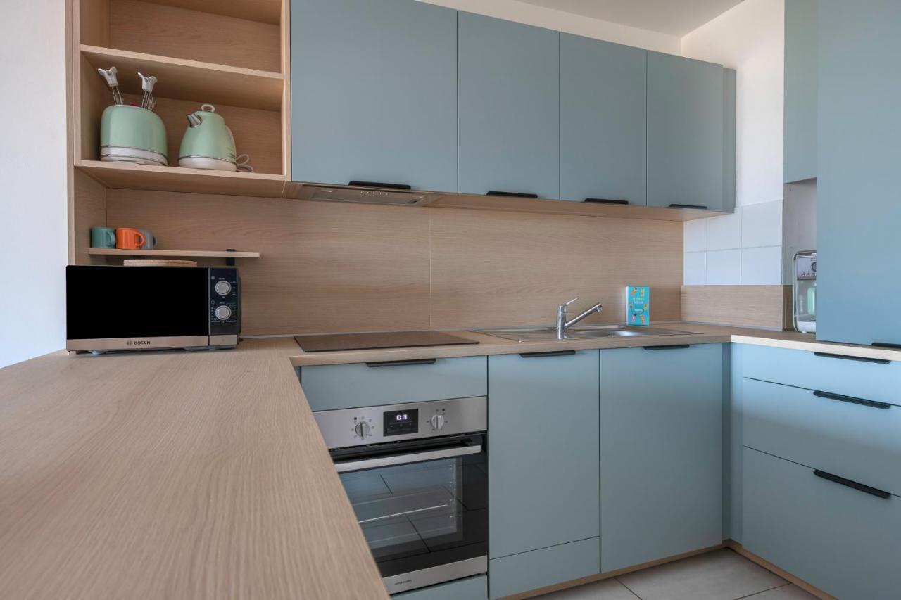 Face Mer - Bel Appartement Pour 4 Сен-Бревен-ле-Пен Екстериор снимка