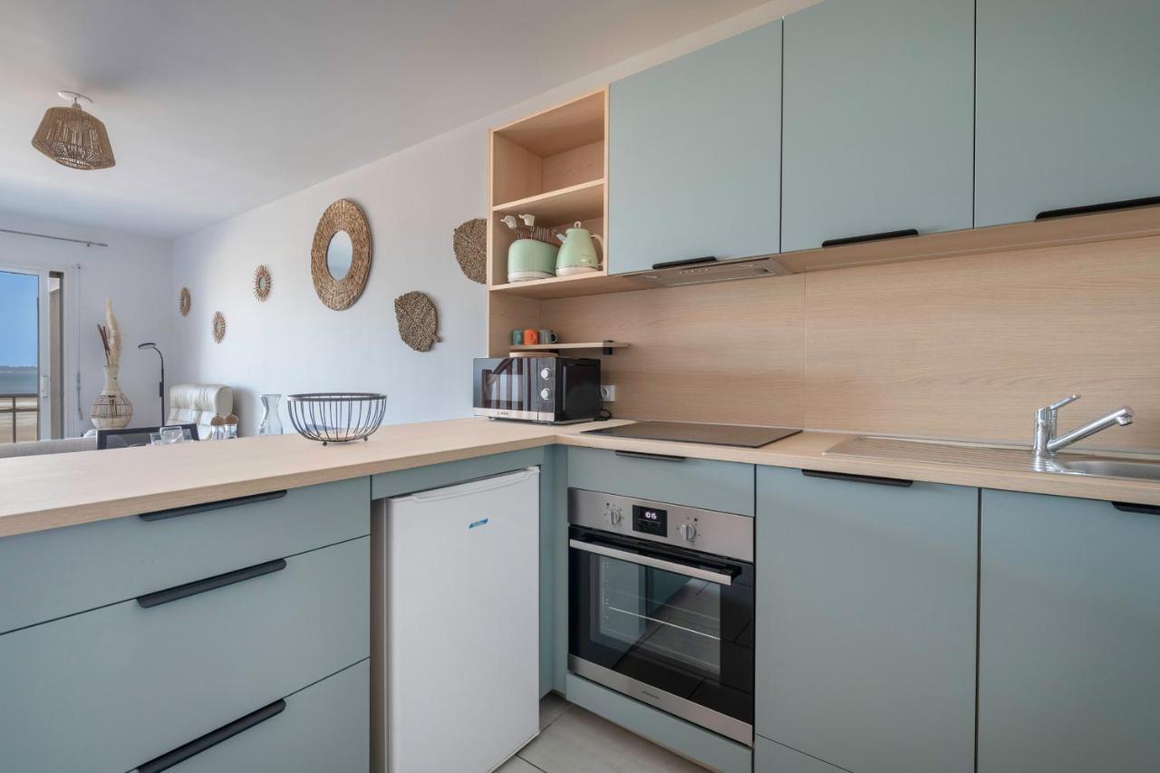 Face Mer - Bel Appartement Pour 4 Сен-Бревен-ле-Пен Екстериор снимка